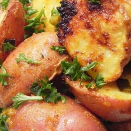 Honey-Mustard Roasted Potatoes